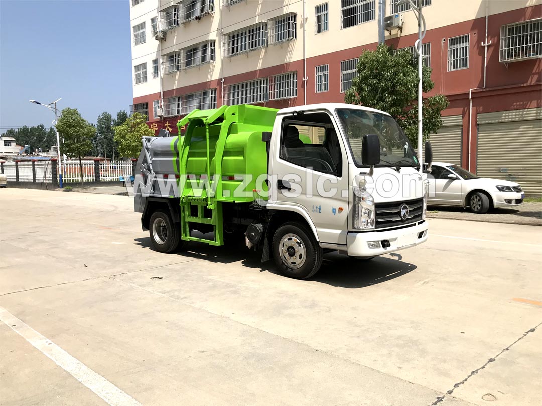 3-4噸藍(lán)牌餐廚垃圾車廠家直銷