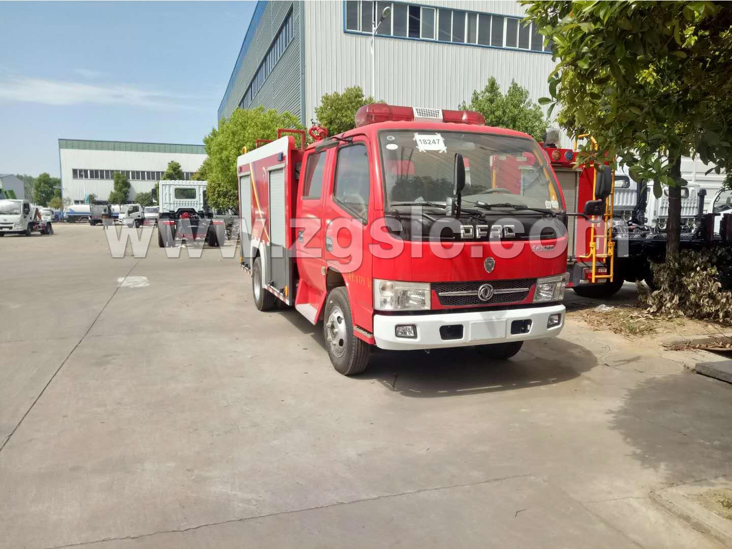 東風凱普特雙排水罐消防車（國五）